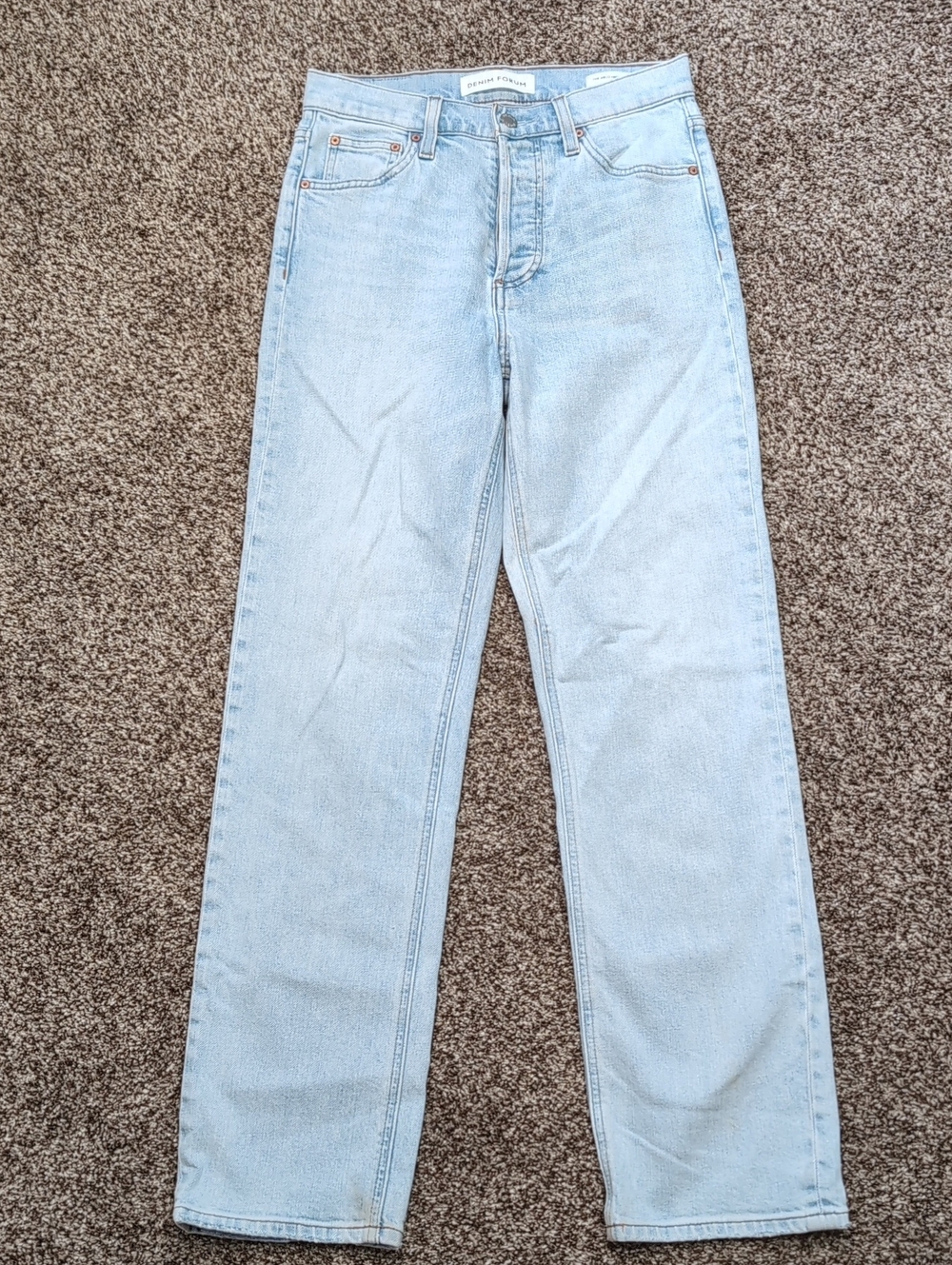 Denim Forum The Arlo High Rise Straight Size 26